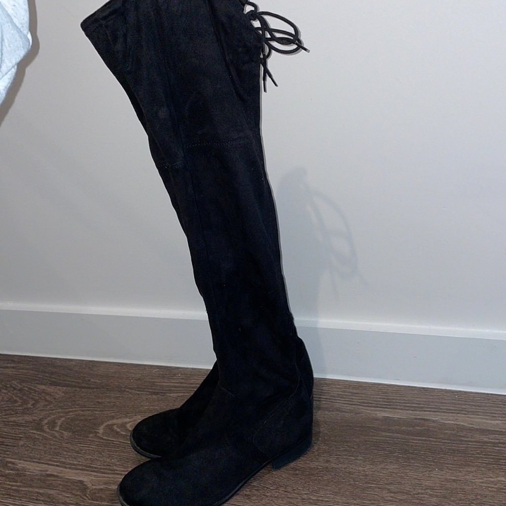 Black Over the Knee Boots